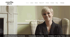 Desktop Screenshot of cecelia-ahern.com