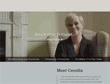 Tablet Screenshot of cecelia-ahern.com